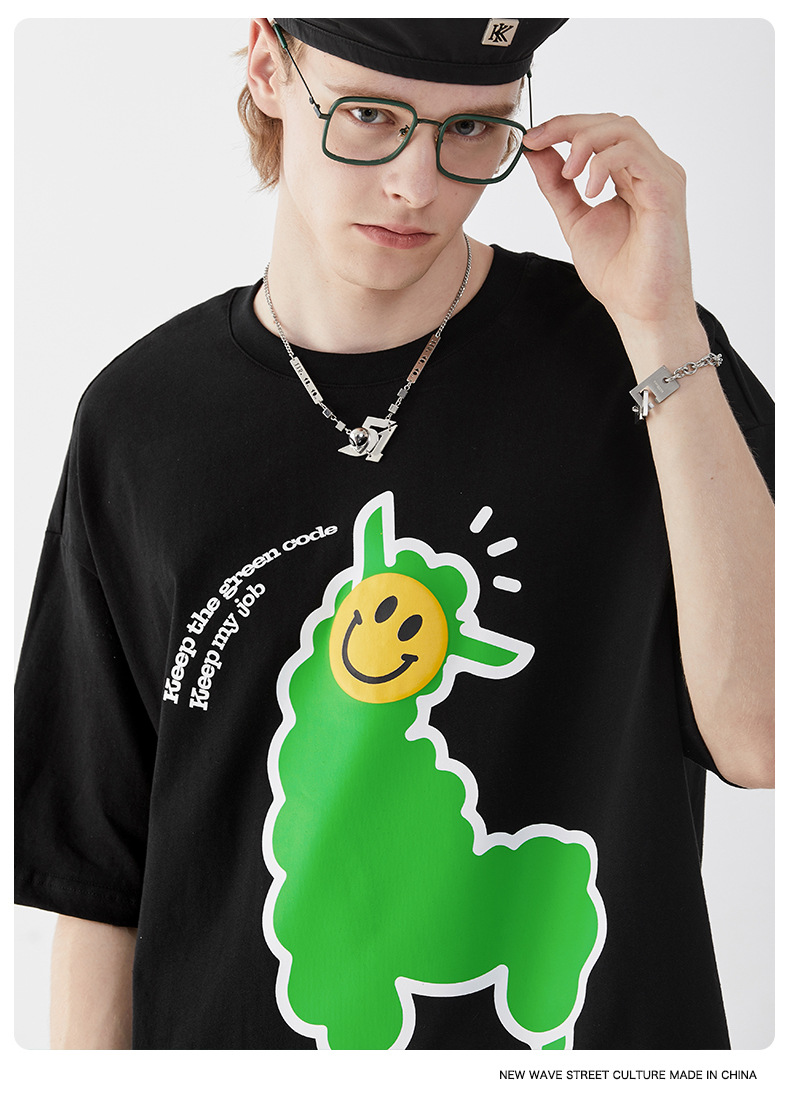 Summer Men Women Short Sleeve T-shirt Tee Pullover Tops Unisex Sweatshirt