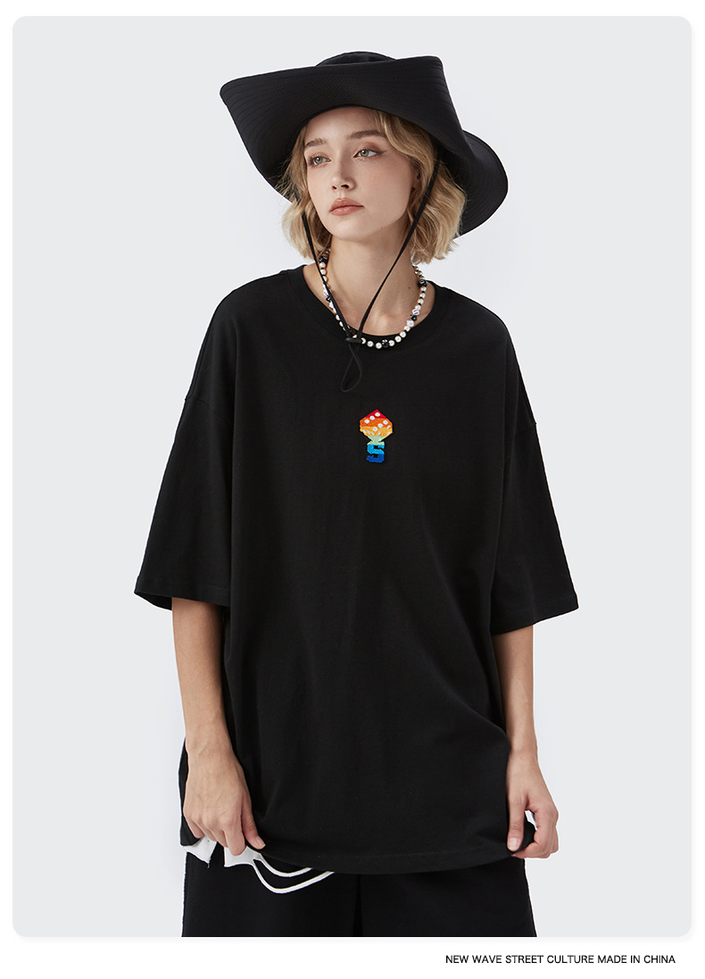 Summer Men Women Short Sleeve T-shirt Tee Pullover Tops Unisex Sweatshirt