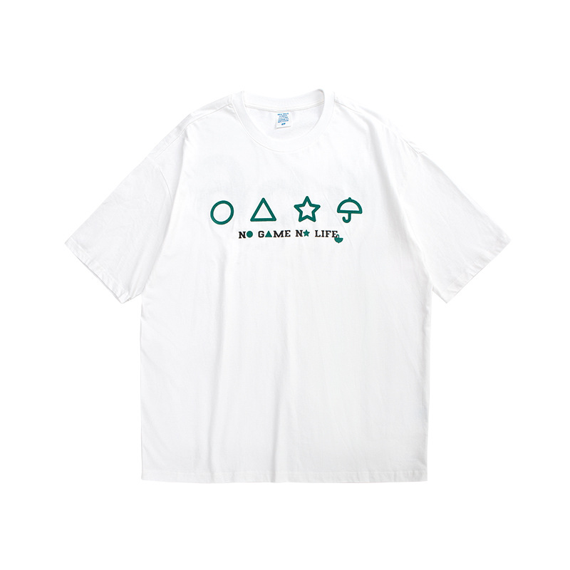 Summer Men Women Short Sleeve T-shirt Tee Pullover Tops Unisex Sweatshirt