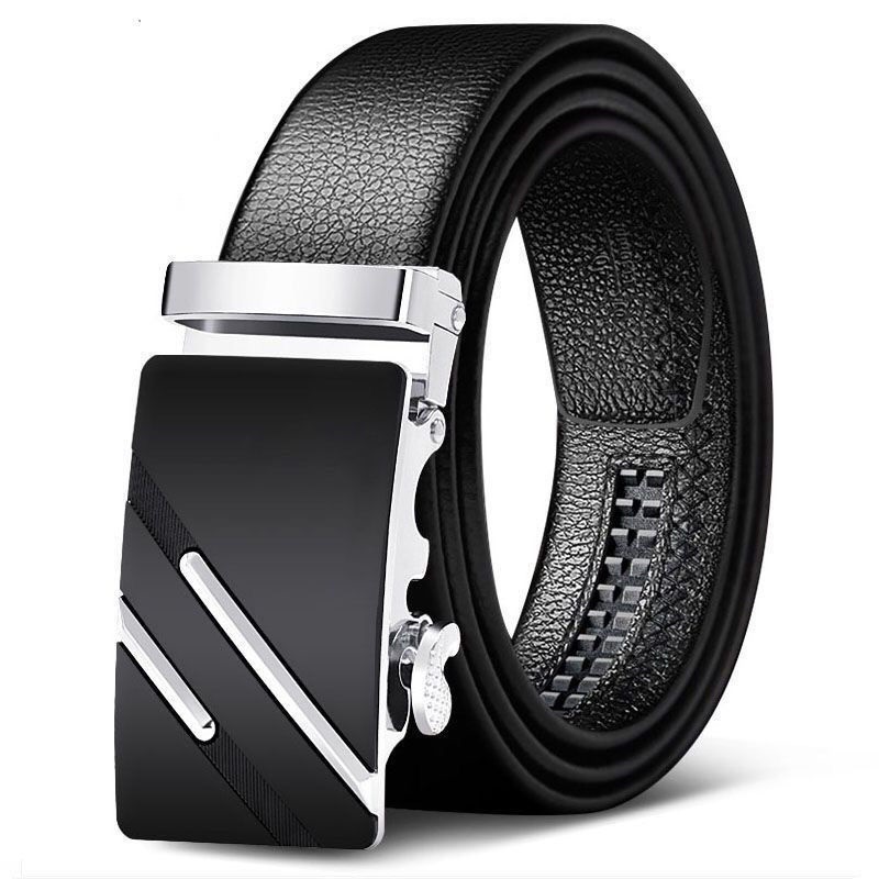 Women Men Belt 3.8 cm Cowhide Leather Buckle Belt Unisex Waistband Waist Strap