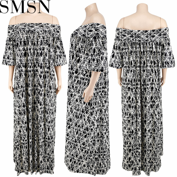 Plus Size Dress 2022 fall long sleeve dress large swing dress Amazon belted