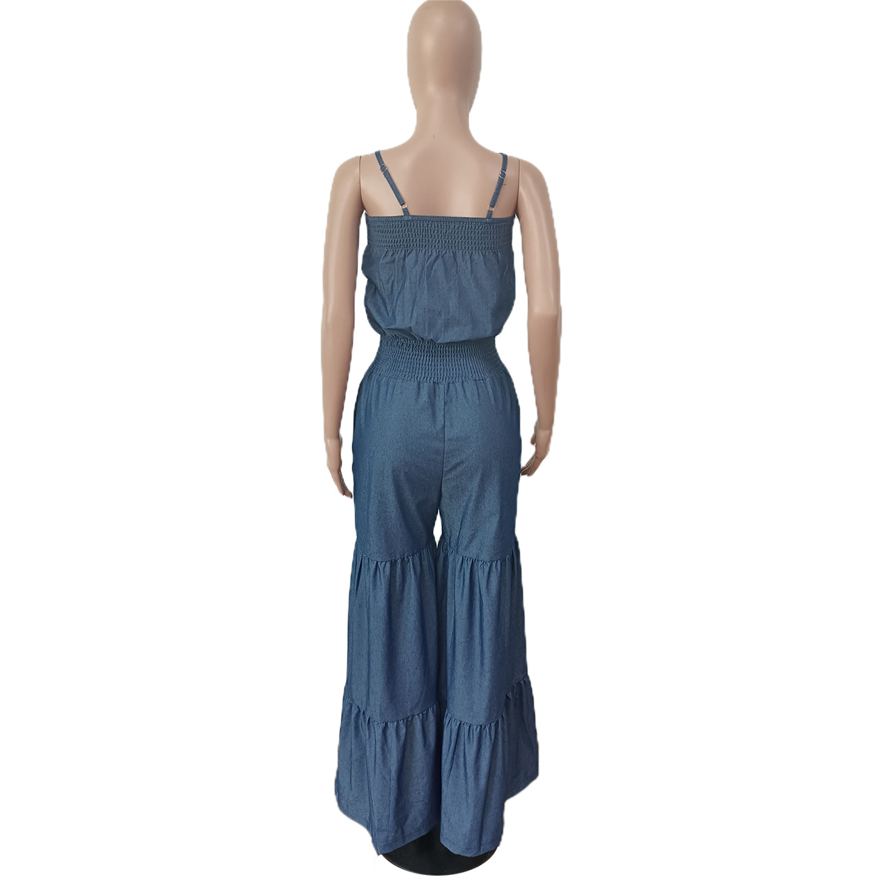 Fashion bra denim one-piece Bloomers