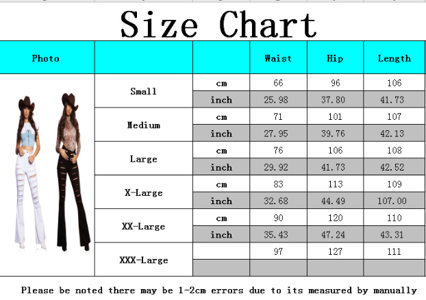 Fashion high waisted flared pants