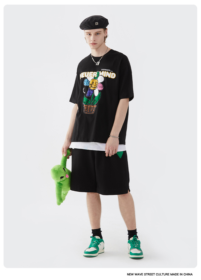 Summer Men Women Short Sleeve T-shirt Tee Pullover Tops Unisex Sweatshirt