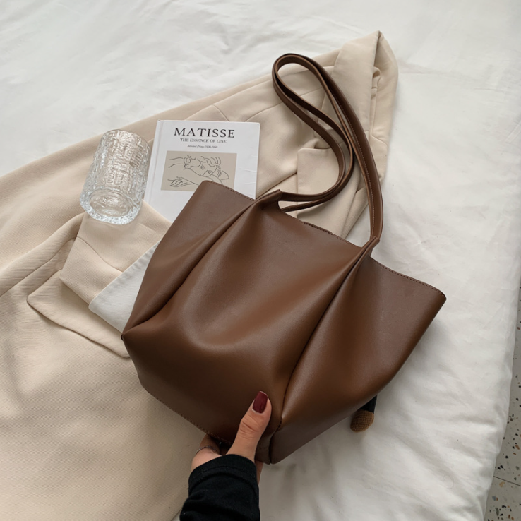 Large women's bag large capacity shoulder bags high quality PU leather
