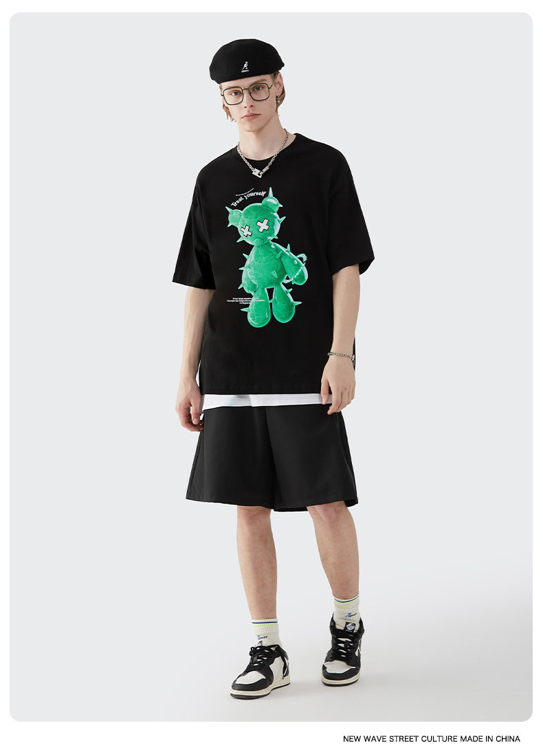 Summer Men Women Short Sleeve T-shirt Tee Pullover Tops Unisex Sweatshirt