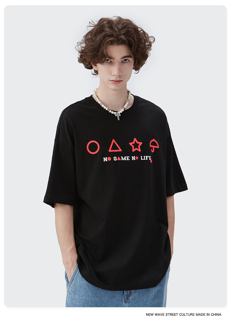 Summer Men Women Short Sleeve T-shirt Tee Pullover Tops Unisex Sweatshirt
