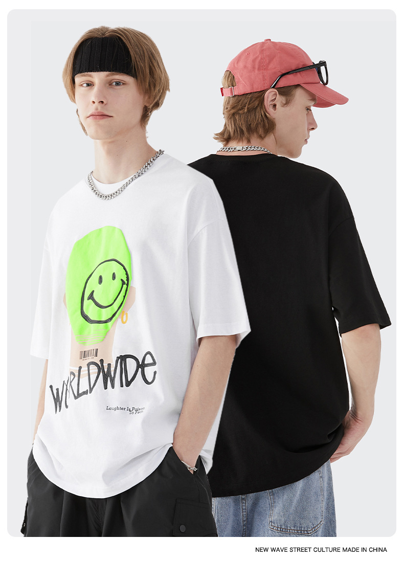 Summer Men Women Short Sleeve T-shirt Tee Pullover Tops Unisex Sweatshirt