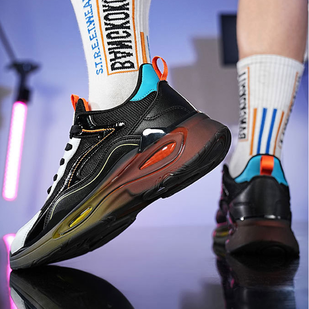 Men Women Sneakers Leather Platform Athletic Shoes Unisex