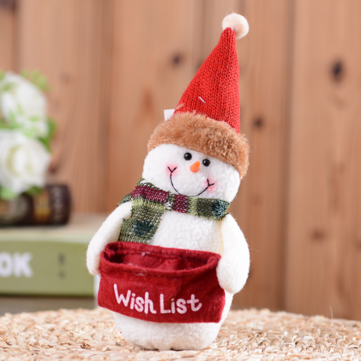 Santa Claus Christmas Doll Merry Christmas Decorations for Home 2021 Navidad Natal Gifts