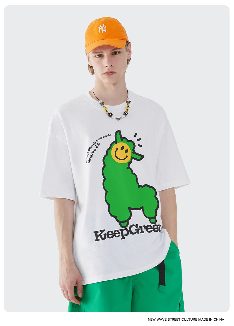 Summer Men Women Short Sleeve T-shirt Tee Pullover Tops Unisex Sweatshirt