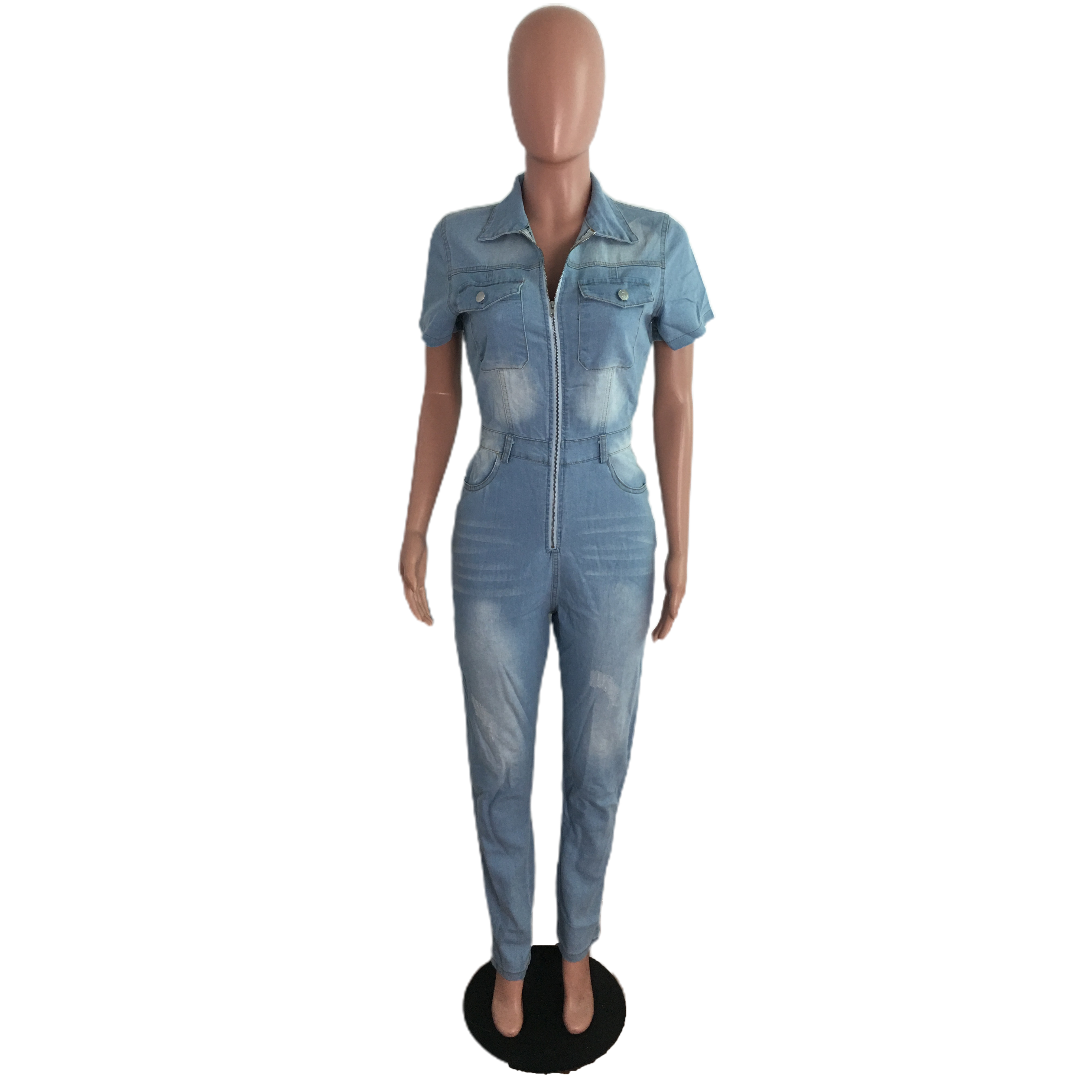 Fashion slim casual waist Jumpsuit