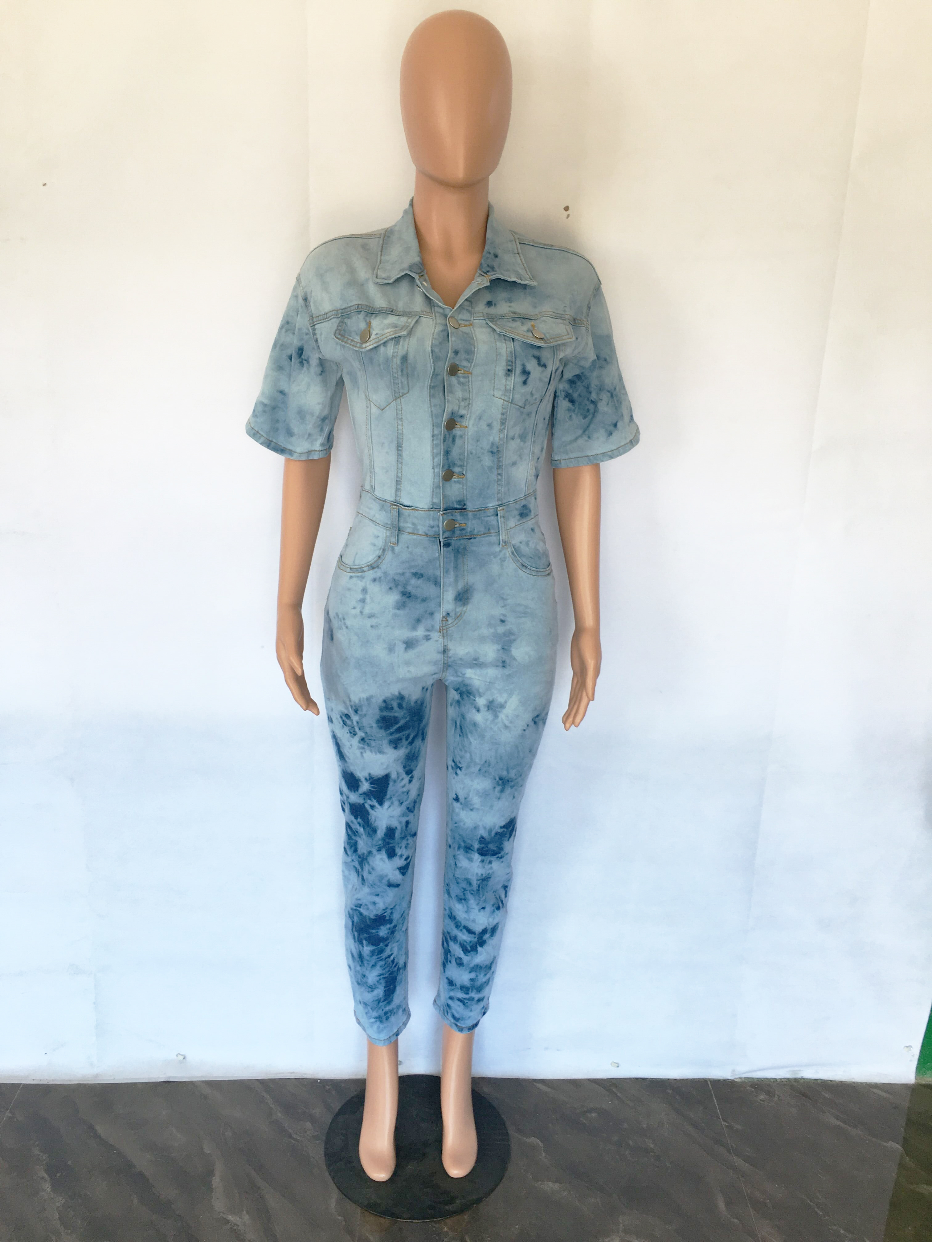 Fashion denim Jumpsuit