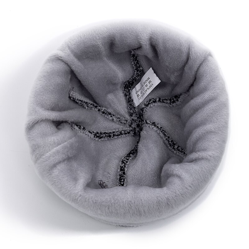 Men Women Beanie Hat Winter Wool Knitted Baggy Pull On Soft Caps