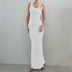 Amazon's new summer vest strap irregular buttock sexy casual dress