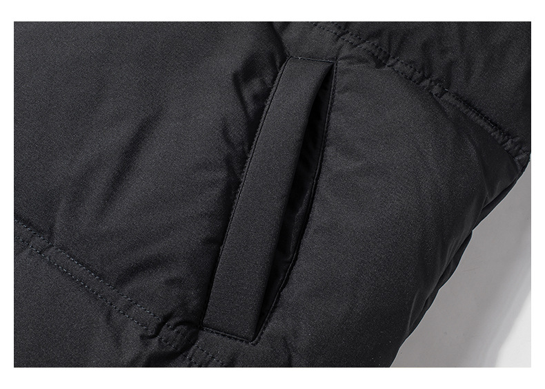 Women Men Down Jacket Hooded Coat Warm Winter Windproof Casual Parkas