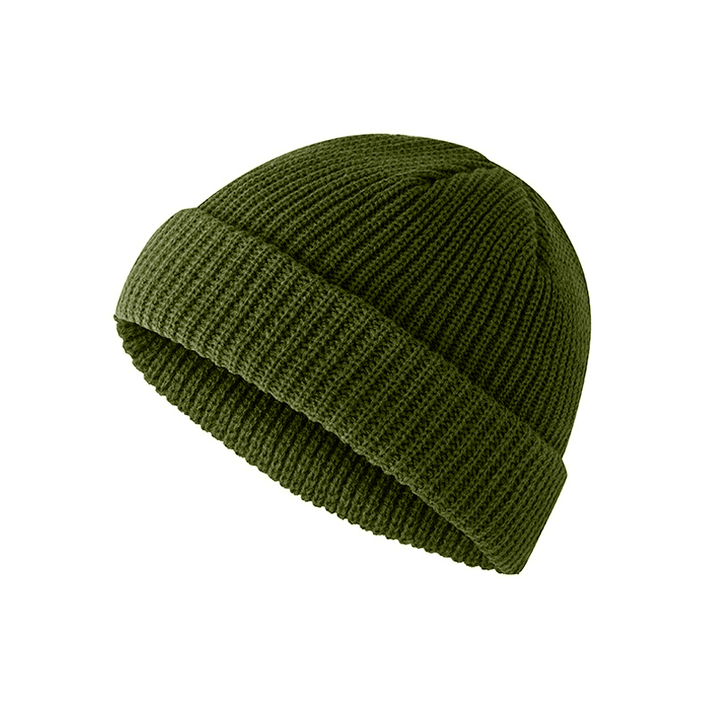 Men Women Beanie Hat Winter Wool Knitted Baggy Pull On Soft Caps