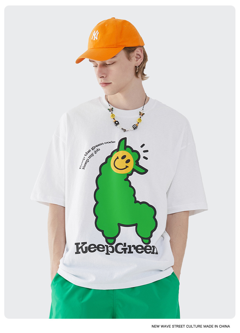 Summer Men Women Short Sleeve T-shirt Tee Pullover Tops Unisex Sweatshirt