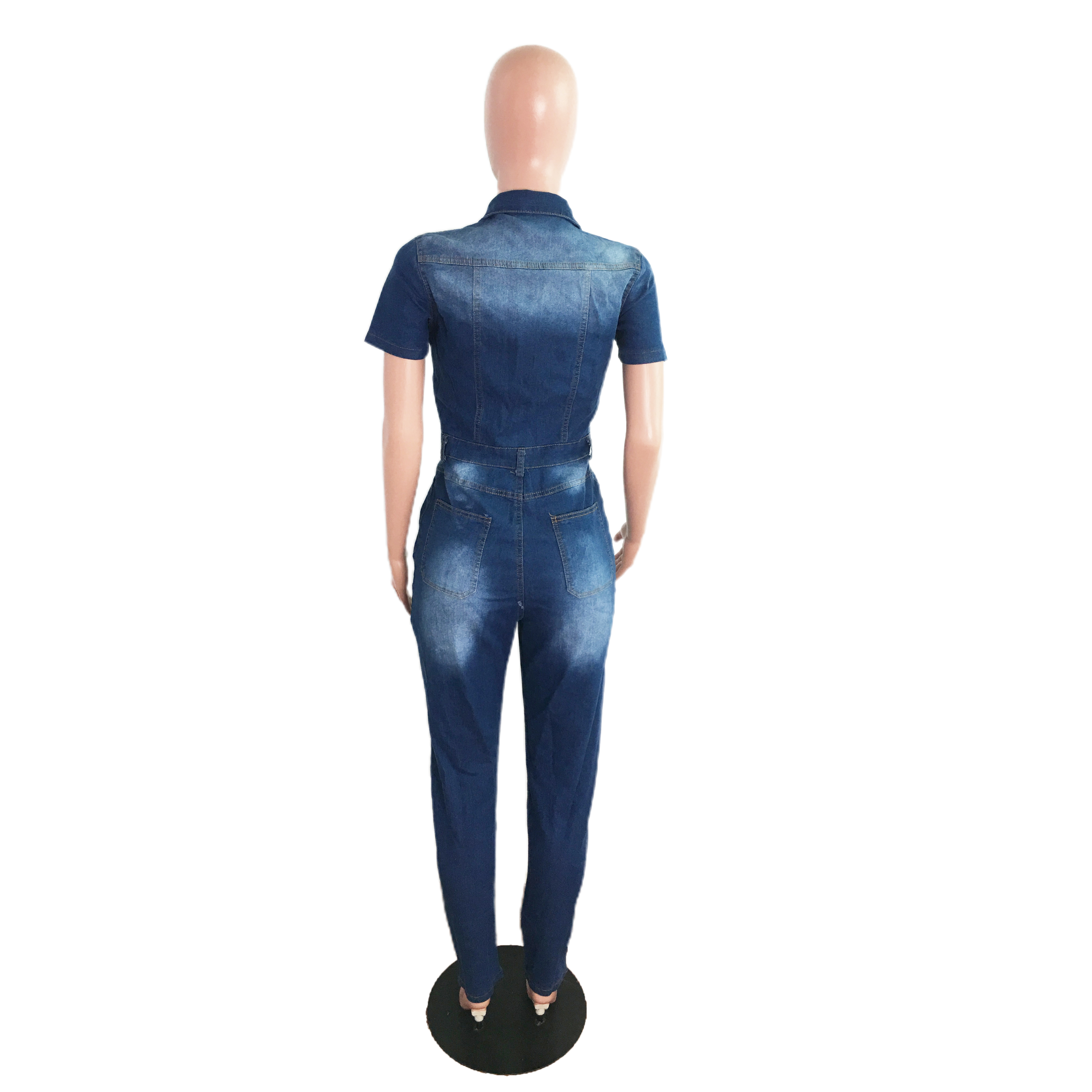 Fashion slim casual waist Jumpsuit