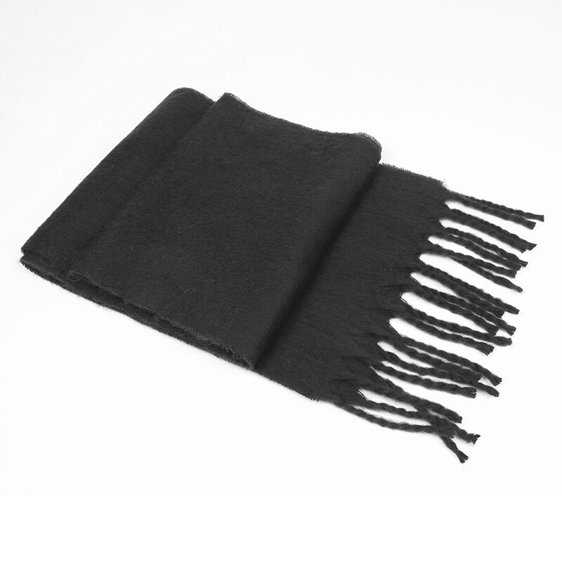 Women Men Logo Scarf Wool Cashmere Scarves Shawl Blanket Wrap Knit