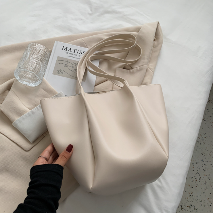 Large women's bag large capacity shoulder bags high quality PU leather