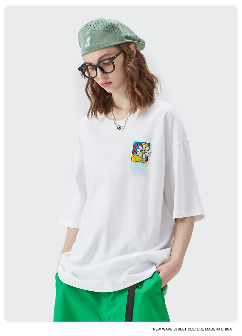 Summer Men Women Short Sleeve T-shirt Tee Pullover Tops Unisex Sweatshirt