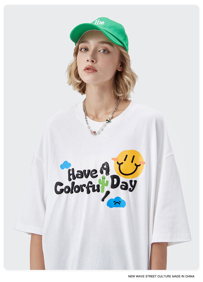 Summer Men Women Short Sleeve T-shirt Tee Pullover Tops Unisex Sweatshirt