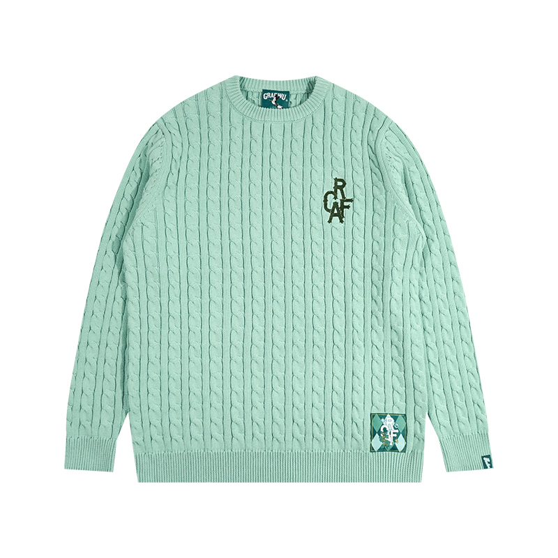 Men Women Knit Sweater Jumper Pullovers Cardigan Tops Unisex Sweatshirts