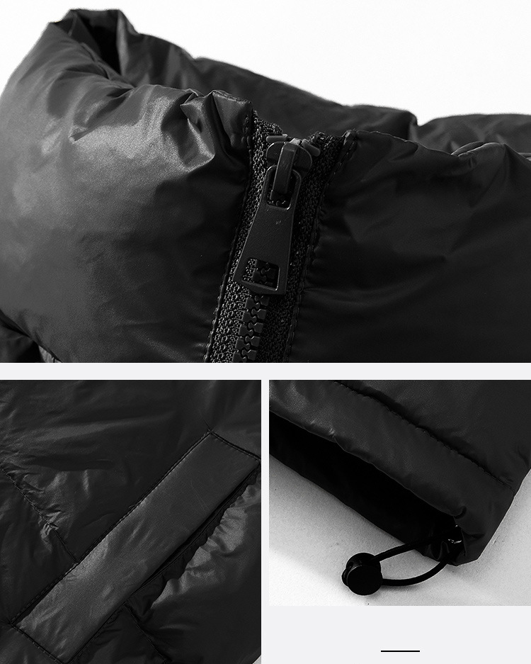 Women Men Down Jacket Hooded Coat Warm Winter Windproof Casual Parkas