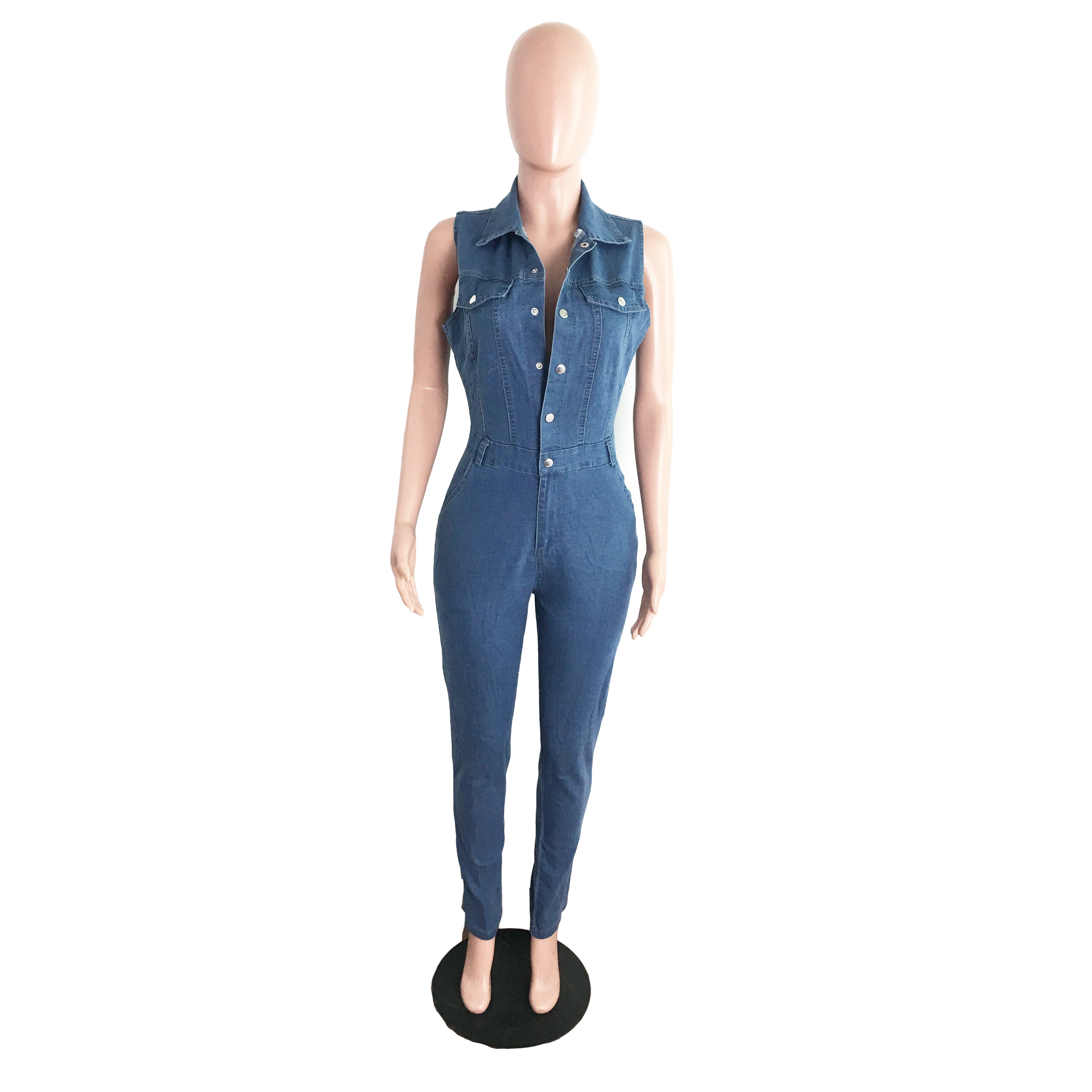 Fashionable slim sleeveless Jumpsuit