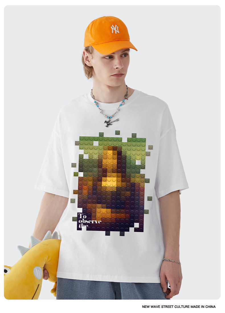 Summer Men Women Short Sleeve T-shirt Tee Pullover Tops Unisex Sweatshirt