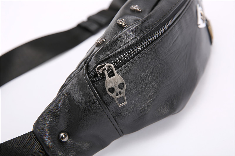 Men Bumbag Belt Bag Waist Pack Crossbody Bag Leather Shoulder Hip Chest Pouch Phone Purse