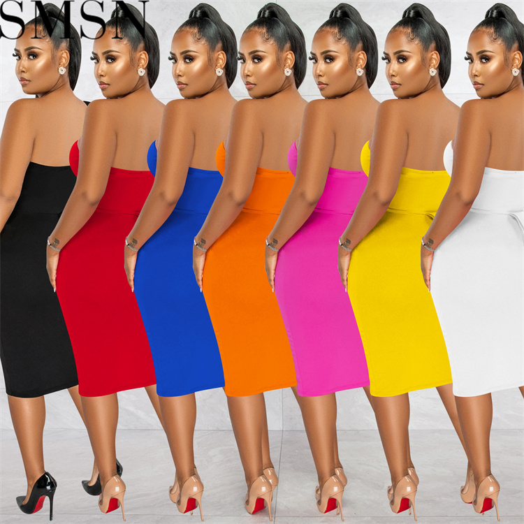 Plus Size DressFashion casual ruffled split one shoulder sleeve dress