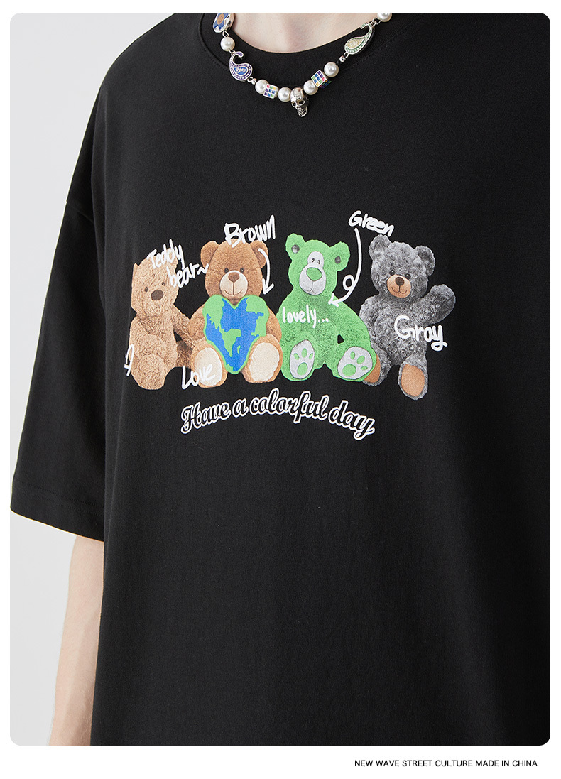 Summer Men Women Short Sleeve T-shirt Tee Pullover Tops Unisex Sweatshirt