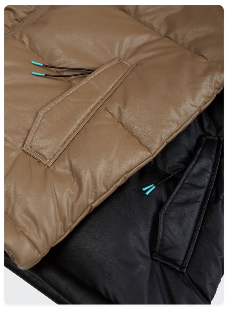 Women Men Down Jacket Hooded Coat Warm Winter Windproof Casual Parkas