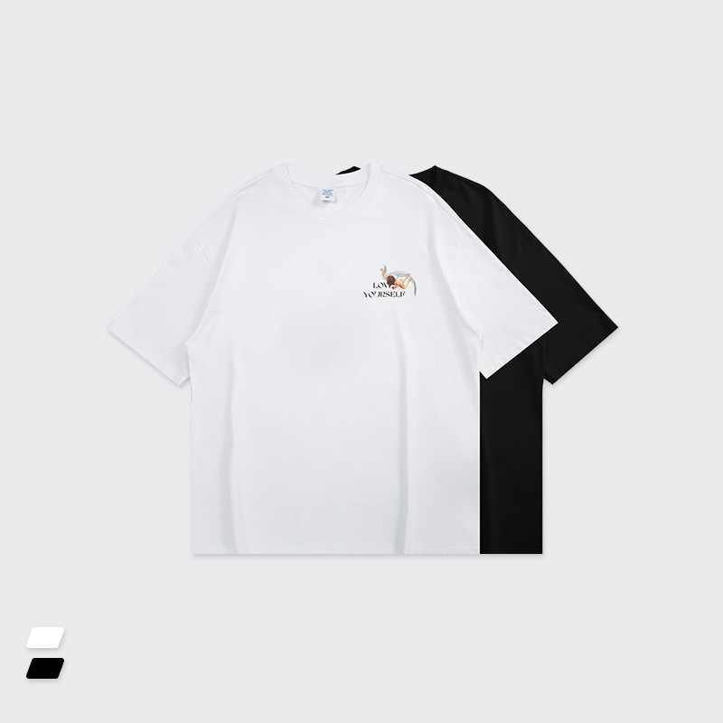 Summer Men Women Short Sleeve T-shirt Tee Pullover Tops Unisex Sweatshirt