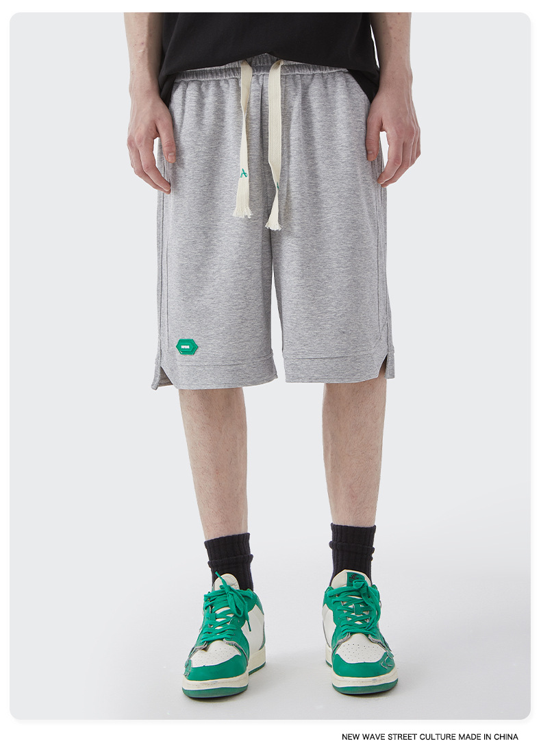 Men Boys Shorts Streetwear Bottoms Half Pants Sports Outfit Sweatsuit Trunks Women