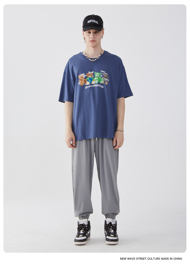 Summer Men Women Short Sleeve T-shirt Tee Pullover Tops Unisex Sweatshirt