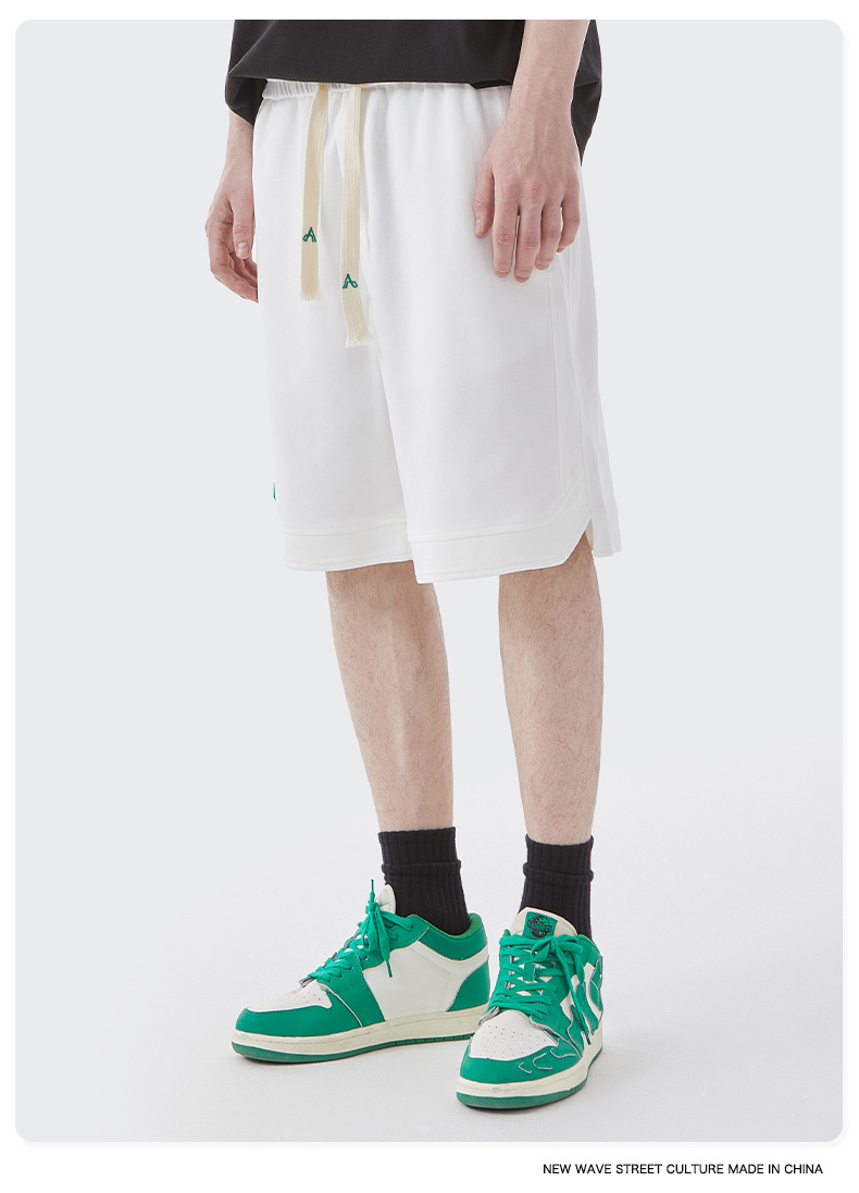 Men Boys Shorts Streetwear Bottoms Half Pants Sports Outfit Sweatsuit Trunks Women