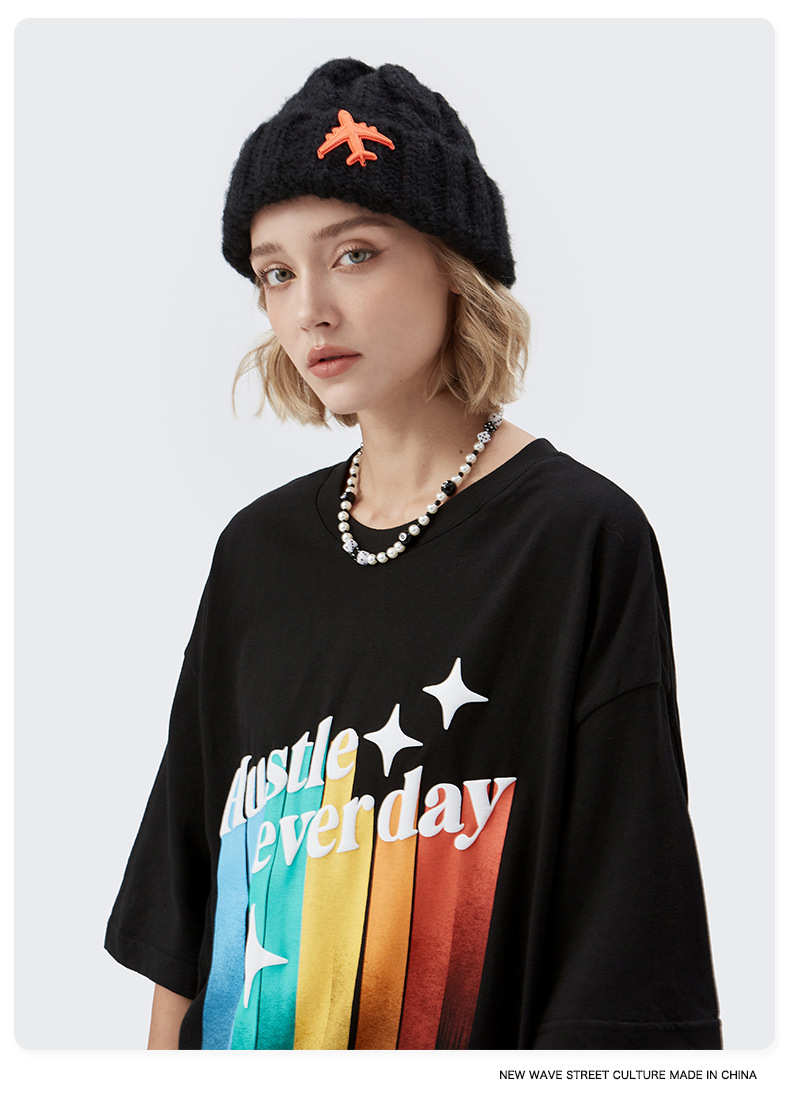 Summer Men Women Short Sleeve T-shirt Tee Pullover Tops Unisex Sweatshirt