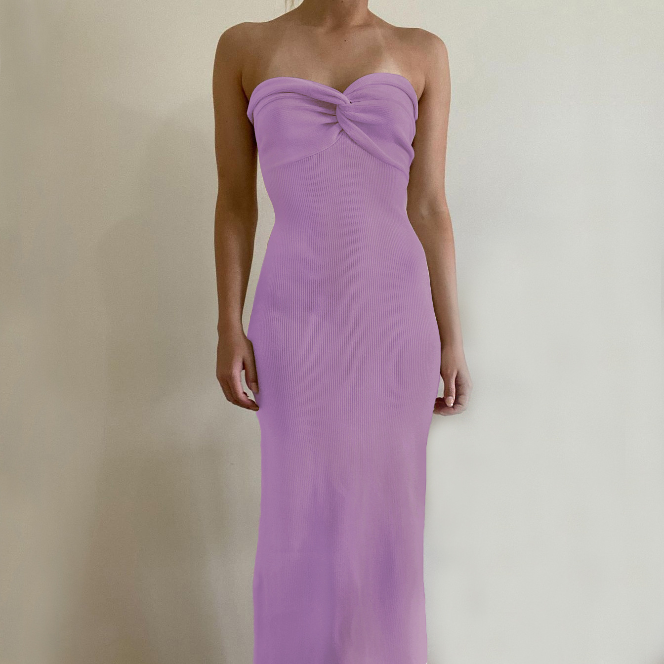 Casual Dress 2022 spring popular style knitted cross off shoulder fashion sexy woolen dress