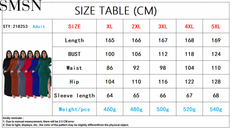 Plus Size Dress large size fall women clothing wholesale supply zipper band leg dress