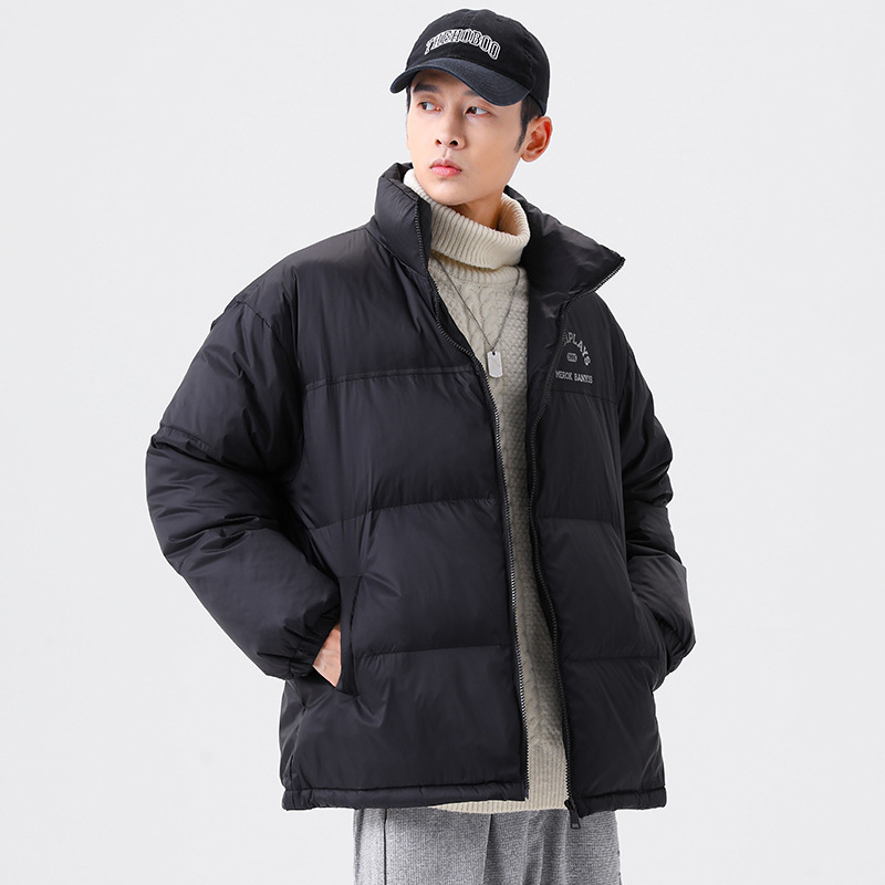 Women Men Down Jacket Hooded Coat Warm Winter Windproof Casual