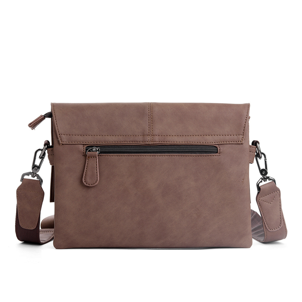 Men Messenger Shoulder Bag Classic Flap Bags Leather Handbags Business