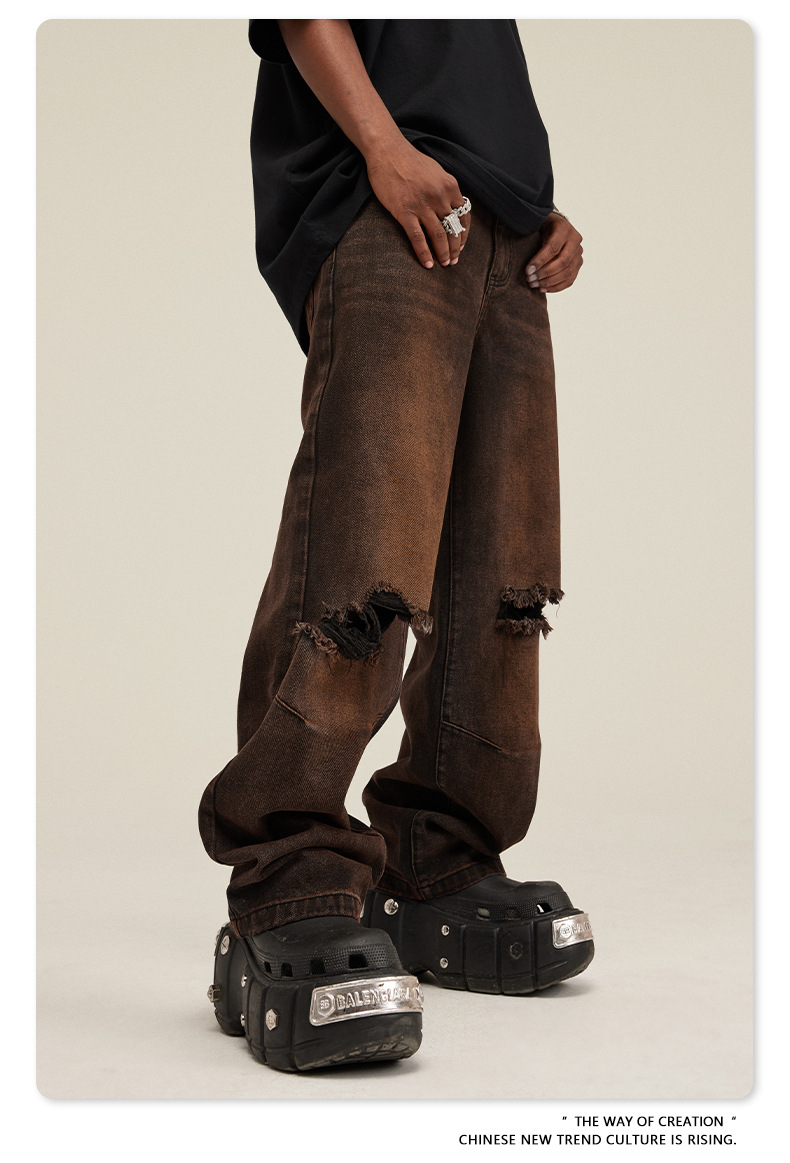 Men Classic Jeans Trousers Suit Pant Bottoms Joggers Clothes Women