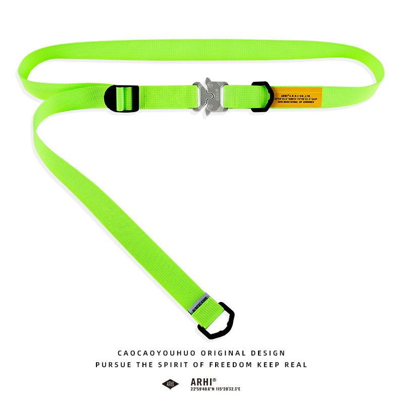 Women Men Belt 3.5cm PVC Buckle Belt Unisex Waistband Waist Strap