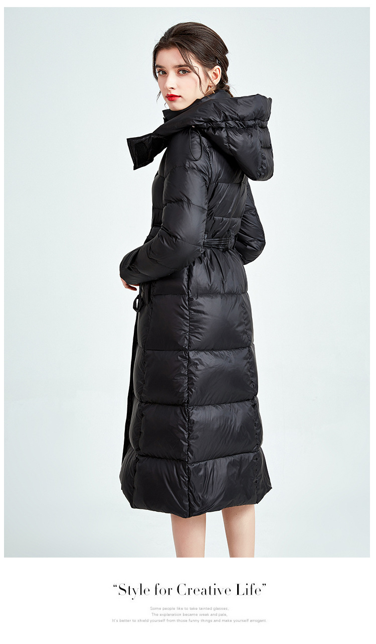 Women Men Down Jacket Hooded Coat Warm Winter Windproof Casual Parkas