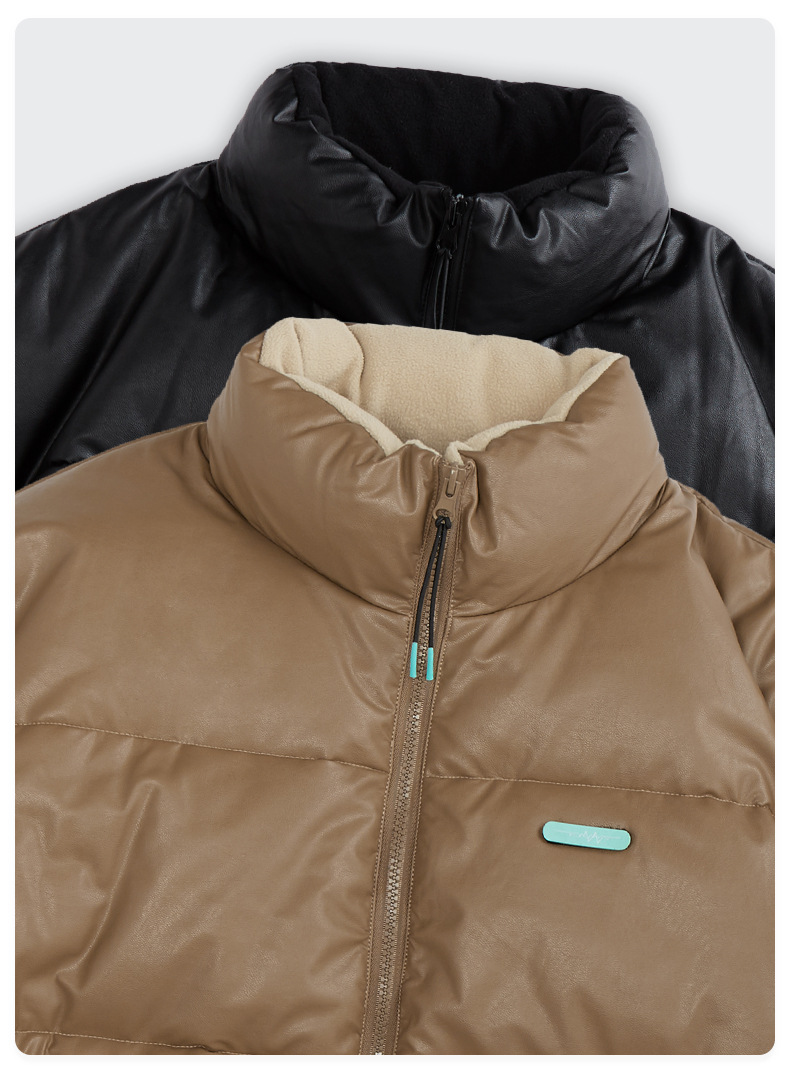 Women Men Down Jacket Hooded Coat Warm Winter Windproof Casual Parkas