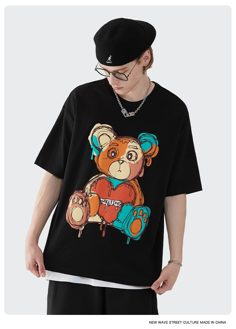 Summer Men Women Short Sleeve T-shirt Tee Pullover Tops Unisex Sweatshirt