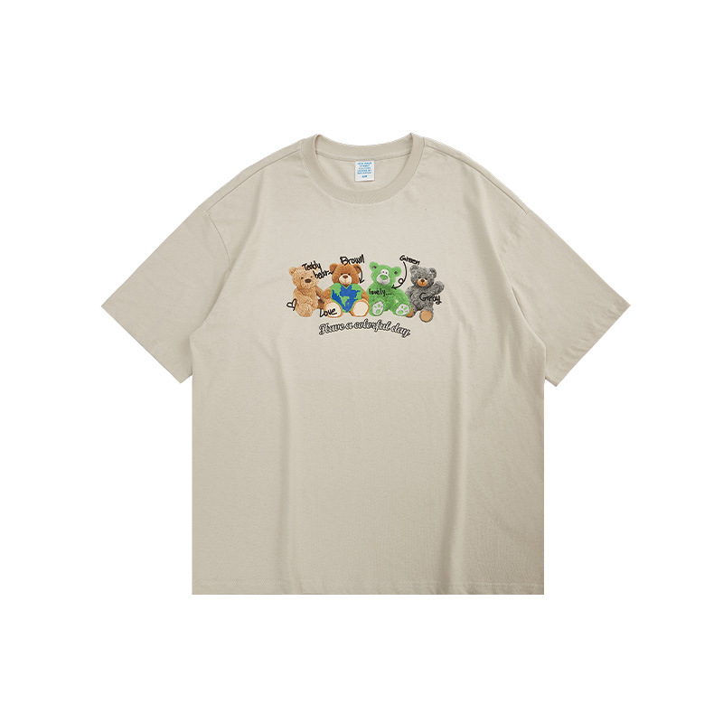 Summer Men Women Short Sleeve T-shirt Tee Pullover Tops Unisex Sweatshirt